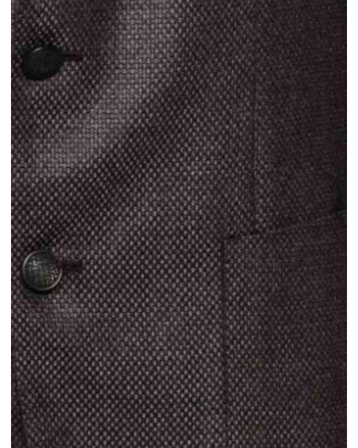 Tagliatore Brown Single Breast Jacket for men