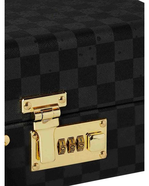 Sprayground Black Spritz Briefcase for men