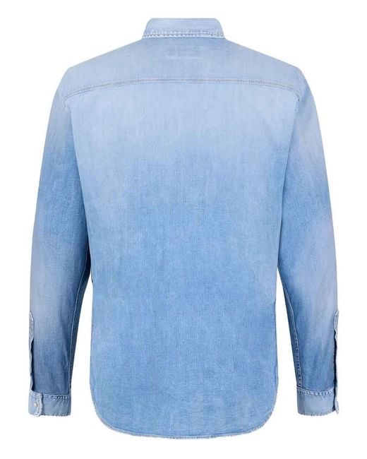 DSquared² Blue 'Canadian Vintage' Shirt for men