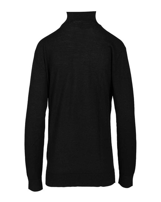Courreges Black Turtleneck Sweater