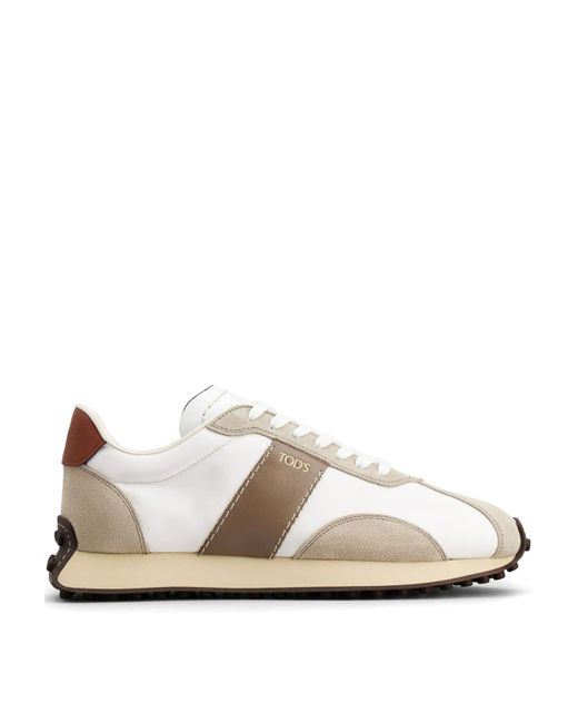Tod's White Flat Shoes for men