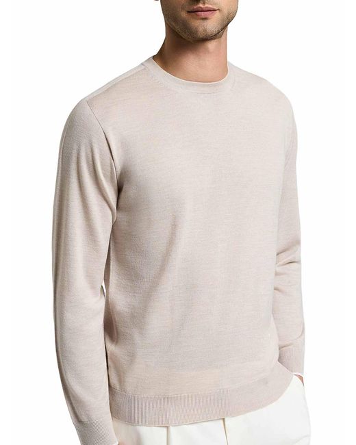 Peserico White Sweater for men