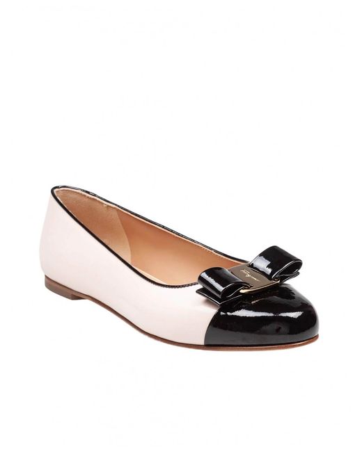 Ferragamo White Dancer Varina