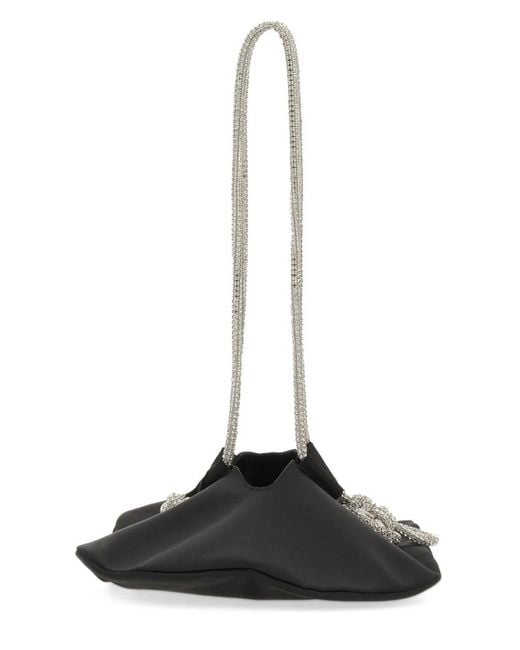 Kara Black Ufo Shoulder Bag