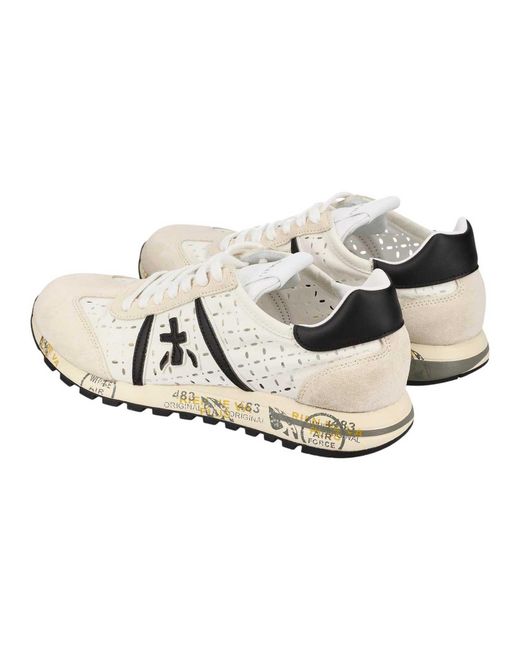 Premiata White Lucyd Sneakers