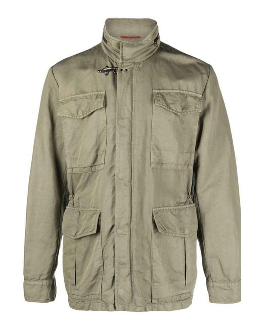 Fay Green Jacket With Pockets for men