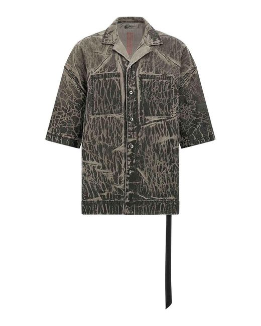 Rick Owens Gray 'Magnum Tommy' Shirt for men