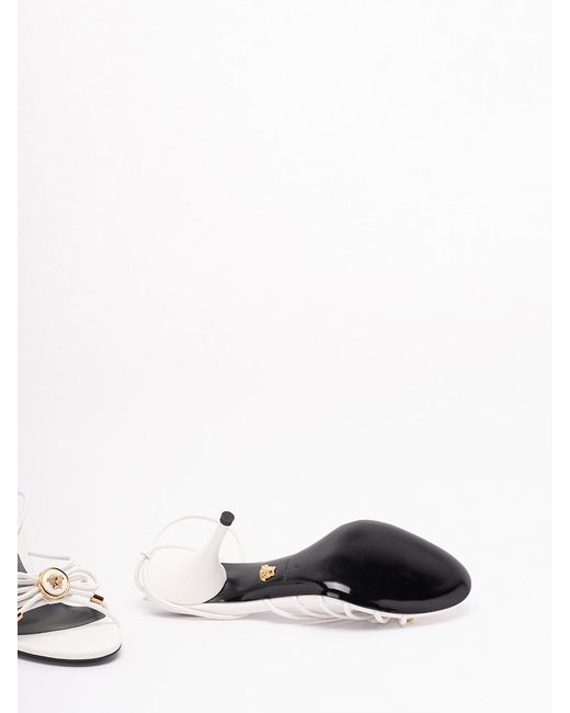 Versace White Sandals