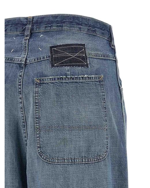 Maison Margiela Blue Four Stitches Jeans