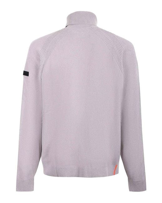 Rrd Purple Chenille Turtleneck for men