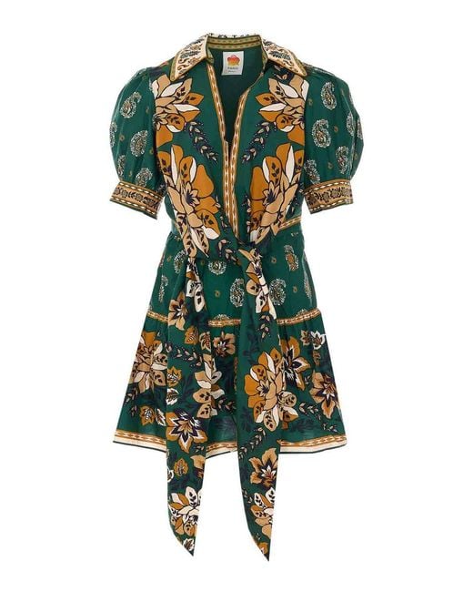 Farm Rio Green Ayla Mini Dres