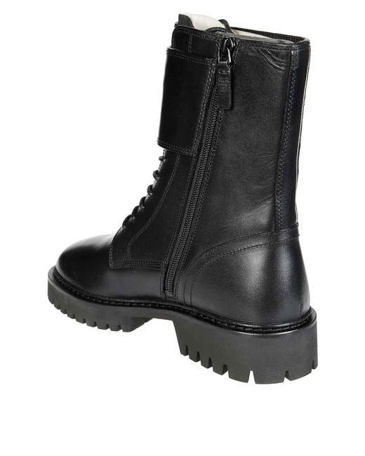 Tory Burch Black Turnlock Lug Boot
