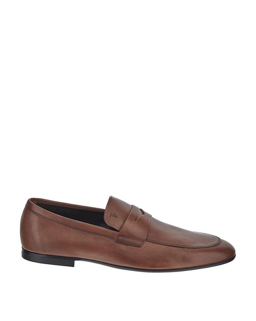 Tod's Brown Tods Flat Shoes for men