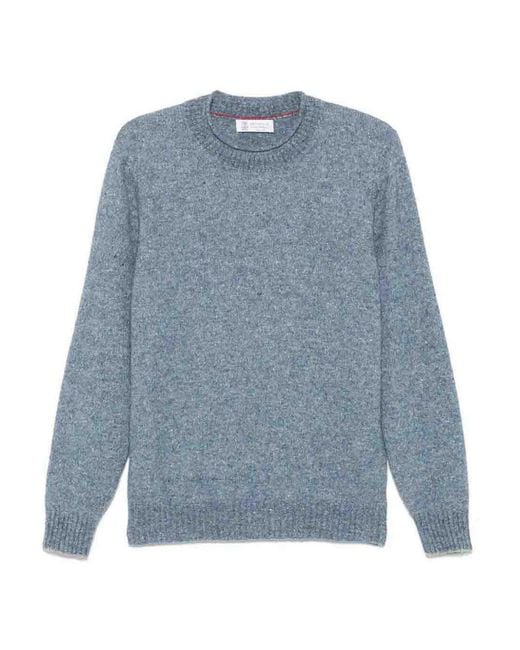 Brunello Cucinelli Blue Sweater for men
