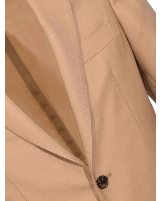 Sartorio Napoli Natural Single-Breasted Jacket for men