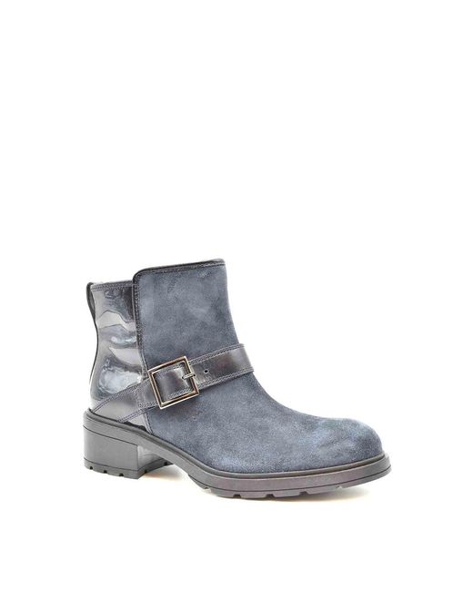Hogan Blue Booties