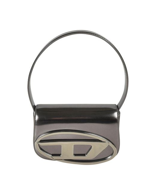 DIESEL Gray Shoulder Bag