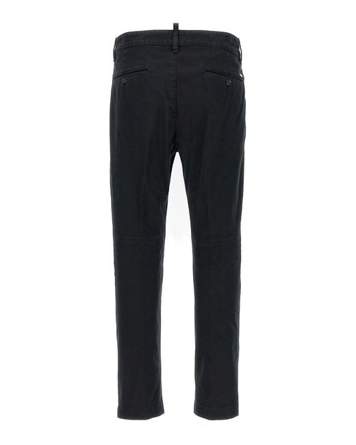 DSquared² Black Sexy Chino Pants for men