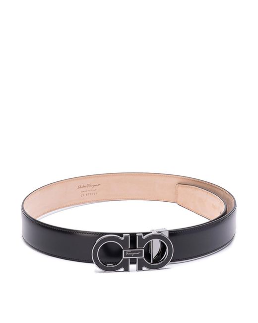 Ferragamo Gray Adjustable Belt for men