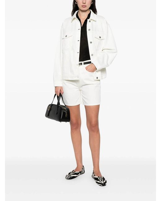Anine Bing White Outerwear