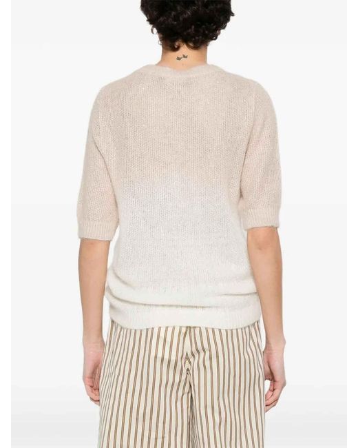 Fabiana Filippi White Degrade Sweater