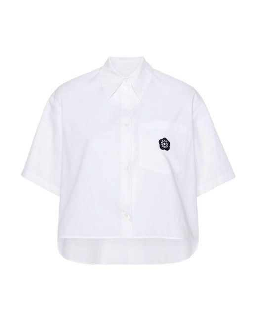 KENZO White Shirt With Logo