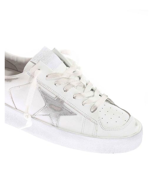 Golden Goose Deluxe Brand White Stardan Sneakers
