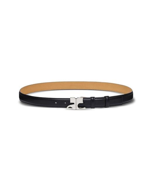Courreges White Belt With Logo Buckle