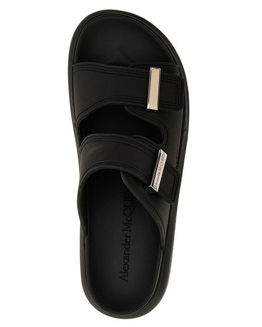 McQueen Black Sandals