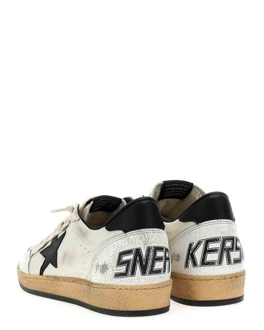 Golden Goose Deluxe Brand White 'Ball Star' Sneakers for men