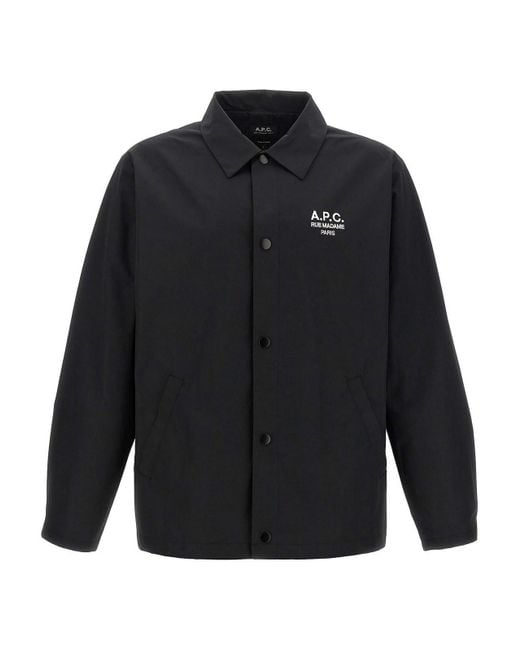 A.P.C. Blue Regis Overshirt for men