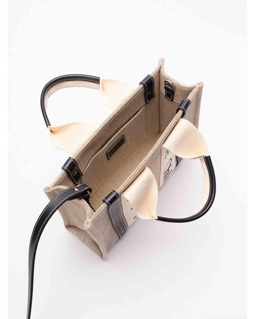 Chloé Natural Woody Small Tote Bag