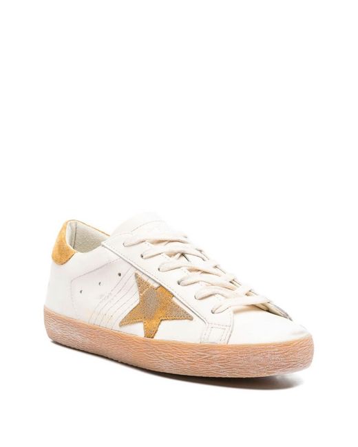Golden Goose Deluxe Brand Pink Super-Star Leather Sneakers