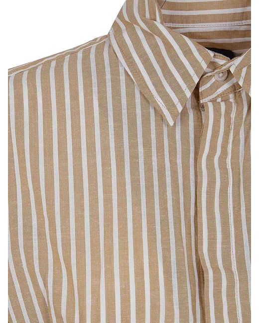 Polo Ralph Lauren Natural Woven-Shirt Dress-Dresses