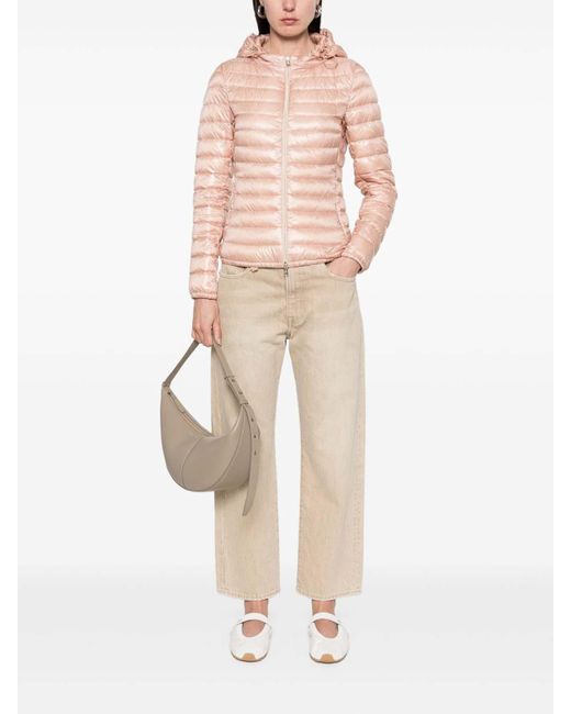 Herno Pink Nylon Short Down Jacket