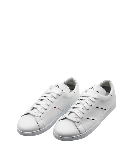 Kiton White Sneakers for men