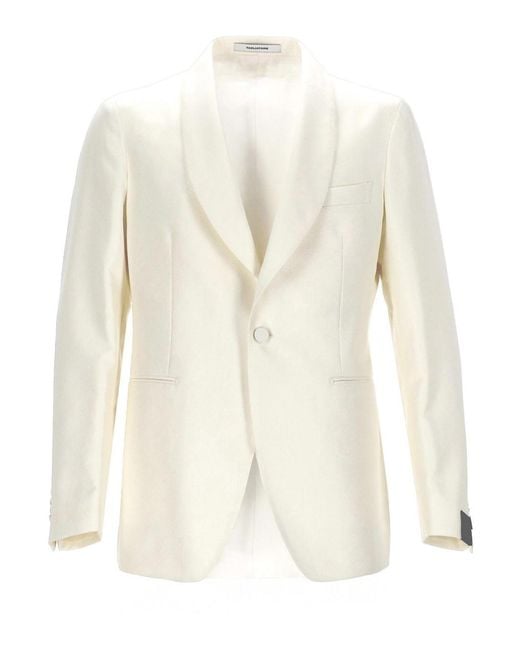 Tagliatore White Blazer Vesuvius for men