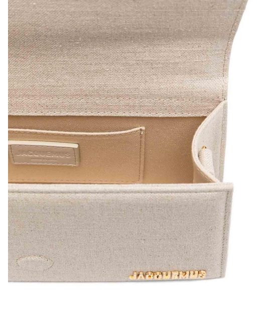 Jacquemus Natural Le Grand Bambino Canvas Handbag