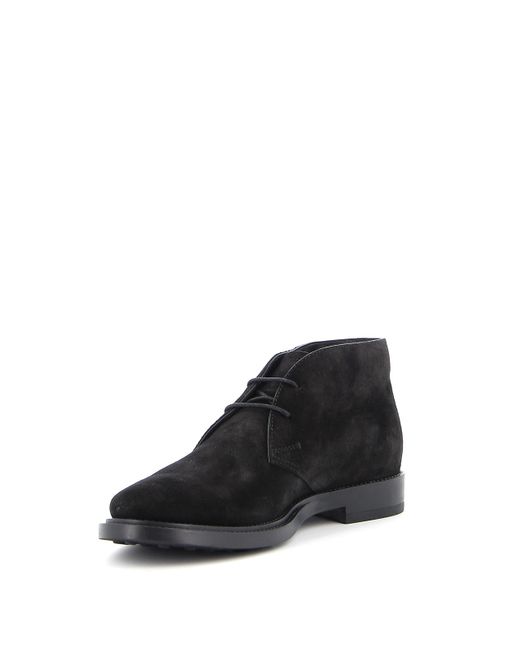 Tod's Black Suede Desert Boots for men