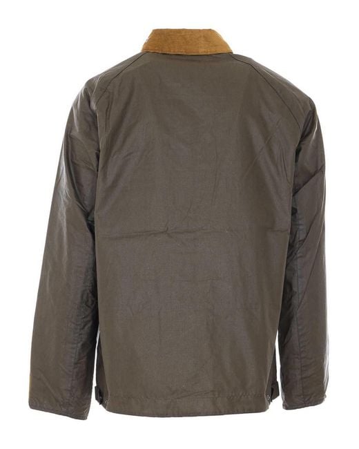 Barbour Gray Modern Bedale Wax Jacket for men