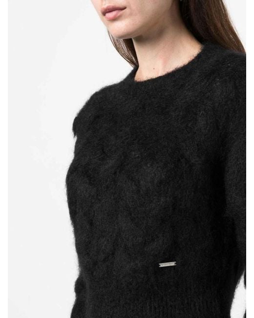DSquared² Black Round Neck