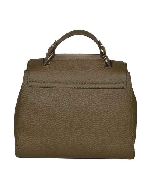 Orciani Green Leather Bag