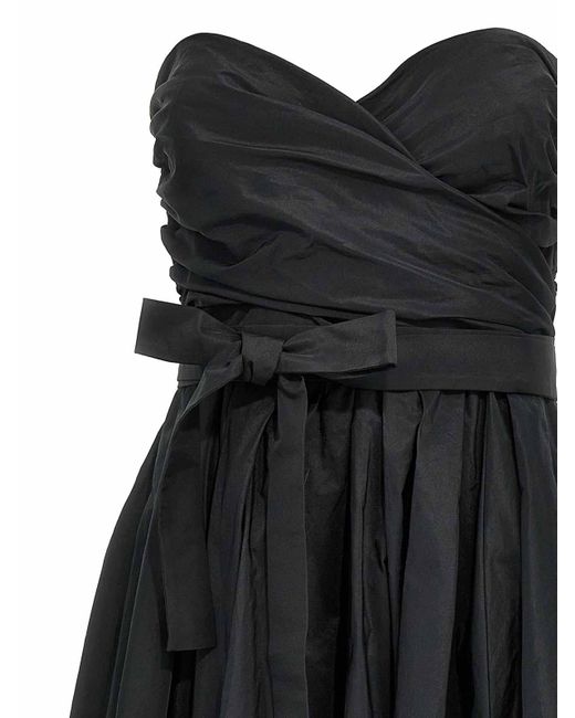 ワンピース Pinko PAPPAGALLO DRESS WITH SWEETHEART NECKLINE Buy PINKO Black Pappagallo Strapless Dress For Women Online