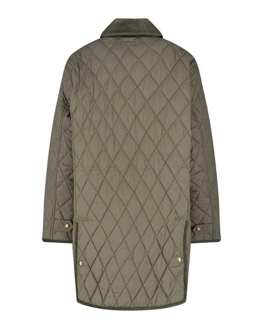 Polo Ralph Lauren Gray Quilted Velvet Collar Recycled Jacket