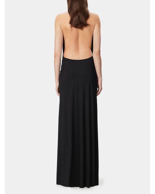 Amazuìn Black Jersey Long Dress