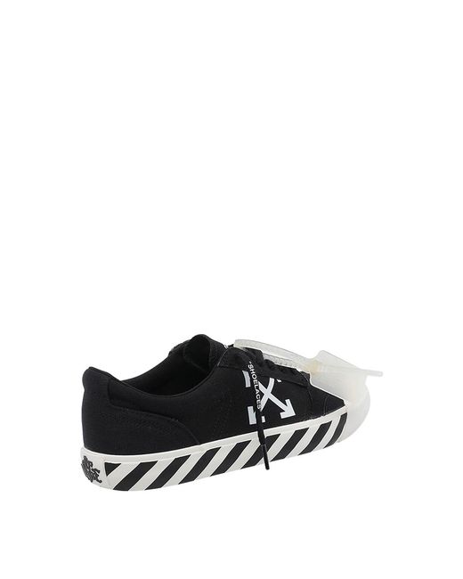 Off-White c/o Virgil Abloh Black Vulcanized Undercut Sneakers for men
