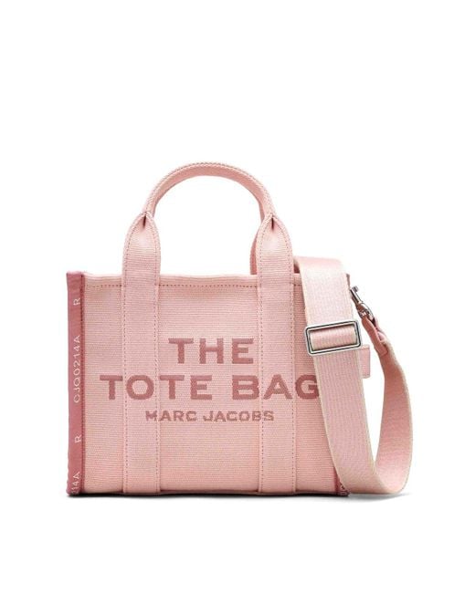 Marc Jacobs Pink The Jacquard Small Tote Bag