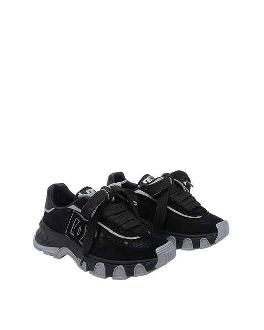 Dolce & Gabbana Black Dg Country Road Sneakers