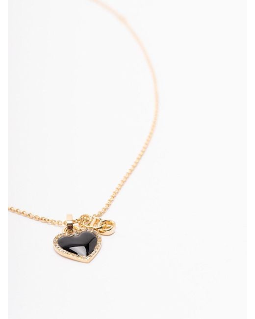 Dolce & Gabbana White Heart And Logo Necklace