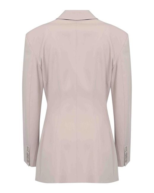 Patrizia Pepe Pink Wrap Blazer